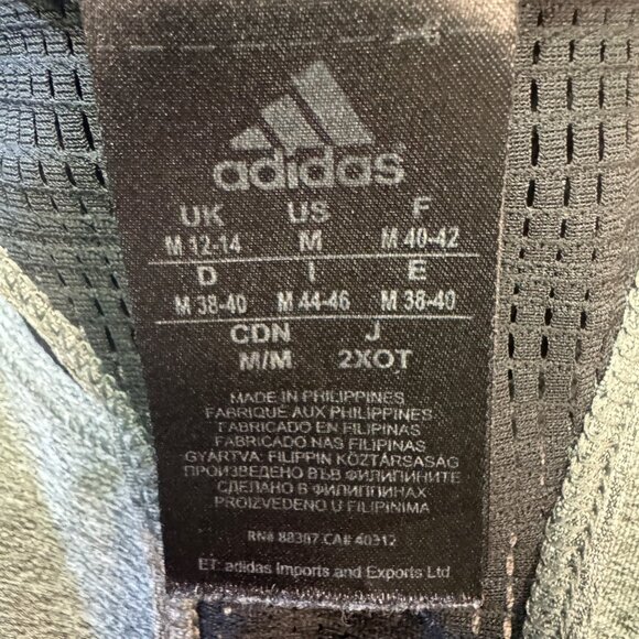 Adidas Womens Racerback Tank Top Gray Size Medium Athletic - Picture 3 of 7